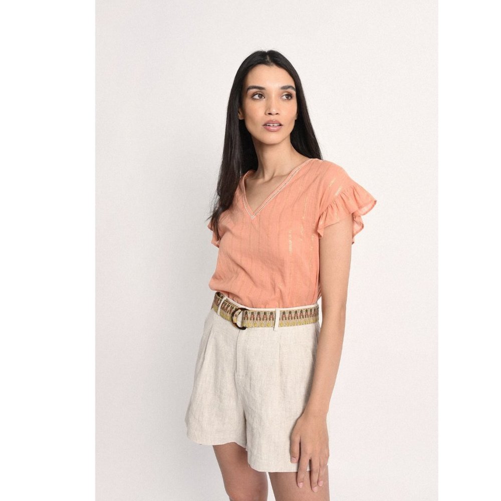 Molly Bracken Ultra-Lightweight Woven Blouse